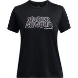 Under Armour Kız Çocuk Tişört 1389759-001 - Siyah - 7 Yaş