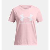 Under Armour Kız Çocuk UA Big Logo T-shirt - Pembe-647 - 7 Yaş