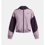 Under Armour Kız Çocuk UA Icon Woven Ceket - S - Mor