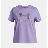 Under Armour Kız Çocuk UA Rival Shimmer Kısa Kollu T-Shirt - XS