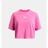Under Armour Kız Çocuk Ua Rival Wash Kısa Kollu T-Shirt - XS - Pembe