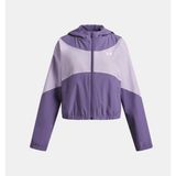 Under Armour Kız Çocuk UA Rival Woven Kapüşonlu Ceket - Mor