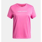 Under Armour Kız Çocuk Ua Tech Branded Kısa Kollu T-Shirt - Pembe