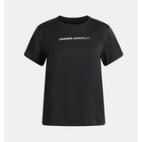 Under Armour Kız Çocuk UA Tech Branded Kısa Kollu T-shirt - Siyah-001 - XL