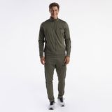 Under Armour Knit Track Erkek Yeşil Dik Yaka Eşofman Takımı