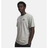 Under Armour Logo Emb Heavyweight Erkek Tişört - Gri