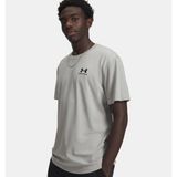 Under Armour Logo Emb Heavyweight Ss Erkek T-Shirt - Gri