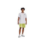 Under Armour Logo Emb Heavyweight T-Shirt, XL, 1373997, Beyaz, Erkek
