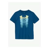 Under Armour Mavi Erkek Çocuk T-Shirt UA B Logo Blur SS