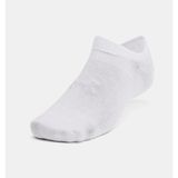Under Armour No Show Çorap 6Pk Beyaz Konforlu Tasarım ile S Beden - Beyaz-100