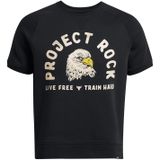 Under Armour Pjt Rck Eagle Grphc SS Crew Erkek T-shirt, Siyah, S