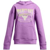 Under Armour Project Rock G Campus Hoodie Çocuk Kapüşonlu Sweatshirt, Mor, L