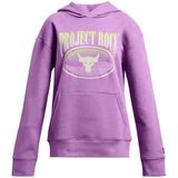 Under Armour Project Rock G Campus Hoodie Çocuk Kapüşonlu Sweatshirt, Mor, XL