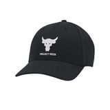 Under Armour Project Rock Trucker Şapka Siyah Beyaz Standart