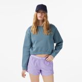 Under Armour Rial Fleece Piped Crew Kadın Mavi Sweatshirt