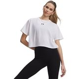 Under Armour Rival Boxy Solid Kadın Kısa Kollu T-Shirt Beyaz M