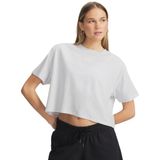 Under Armour Rival Boxy Solid Yuvarlak Yaka Tişört, S, 121-6011064-1, Gri, Kadın