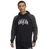Under Armour Rival Fleece Colorblock Kapüşonlu Sweatshirt Siyah M