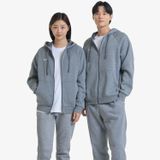 Under Armour Rival Fleece FZ Hood Erkek Gri Sweatshirt
