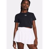 Under Armour Siyah Kadın Loose Fit Düz T-Shirt 1383648-001 Campus Core SS