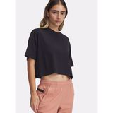 Under Armour Siyah Kadın Loose Fit Düz T-Shirt 1389721-001 UA Rival SS