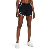 Under Armour Şort Kadın Fly, (002) Siyah/Beyaz/Yansıtıcı, 3XL