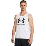 Under Armour Sportstyle Logo Tank Beyaz Erkek Atlet