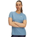Under Armour Tech Rib SSC Kadın T-Shirt Blue Smoke / / White XS