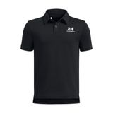 Under Armour UA B Icon Polo Erkek Çocuk Polo T-Shirt Black / / White YSM