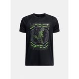 Under Armour UA B TECH GAME DAY SS Erkek Çocuk T-Shirt Black / / Cyber Green YSM