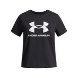 Under Armour UA BIG LOGO SS Kız Çocuk T-Shirt Black / / White YSM