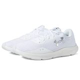 Under Armour UA Charged Pursuit 3 Erkek Koşu Ayakkabısı, White / White / Metallic Silver, 41 EU
