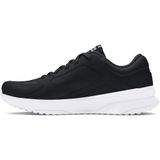 Under Armour UA Edge LTHR Erkek Sportstyle Ayakkabı Black/Black/White 45.5