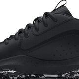 Under Armour UA GS Lockdown 7 Erkek Çocuk Basketbol Ayakkabısı Black/Black/Metallic Silver 40