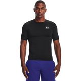 Under Armour UA HG Armour Comp SS Erkek T-Shirt Black / / White MD