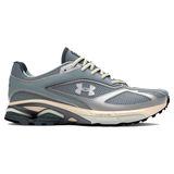 Under Armour UA HOVR Apparition RTRFTR TC Unisex Yetişkin Sportstyle Ayakkabı Steel/Ivory Dune/Metallic Silver 38