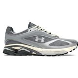 Under Armour UA HOVR Apparition RTRFTR TC Unisex Yetişkin Sportstyle Ayakkabı Steel/Ivory Dune/Metallic Silver 42.5