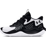 Under Armour Ua Jet '23 Erkek Basketbol Ayakkabısı, (006) Siyah/Beyaz/Siyah, 12 Women/10.5 Men