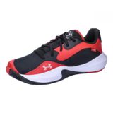 Under Armour UA Lockdown 7 Low Unisex Yetişkin Basketbol Ayakkabısı Red/Black/White 41