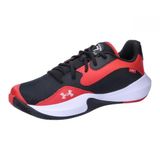 Under Armour UA Lockdown 7 Low Unisex Yetişkin Basketbol Ayakkabısı Red/Black/White 42.5