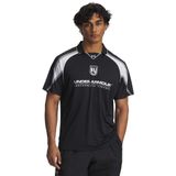 Under Armour UA M 96 Terrace Jersey SS Erkek T-Shirt Black / / White LG