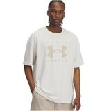 Under Armour UA M HW OS Branded SS Erkek T-Shirt Summit White / / City Khaki SM