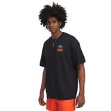 Under Armour UA M HWT Hoops Mix Tape SS Erkek T-shirt, Siyah, S