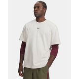 Under Armour Ua M Hwt Metal Logo Ss Erkek Tişört 6013618 - Krem
