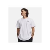 Under Armour Ua M Logo Emb Heavyweıght Ss Beyaz Siyah Erkek T-Shirt 1373997-100