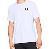 UNDER ARMOUR UA M SportStyle LC SS 1326799-100 Erkek Beyaz Tişört Nefes Alabilir Kumaş ile Rahat Kesim