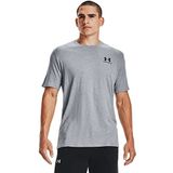 Under Armour UA M SPORTSTYLE LC SS Erkek T-Shirt Steel Light Heather / / Black MD