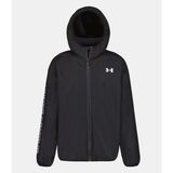 Under Armour Ua Manataug Solıd Wındbreaker Jacket Erkek Çocuk Yağmurluk JFJM58F - 001-Siyah - 12 - 13 Yaş