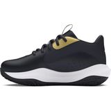 Under Armour UA PS Lockdown 7 Erkek Çocuk Basketbol Ayakkabısı Black/Black/Metallic Gold 28.5