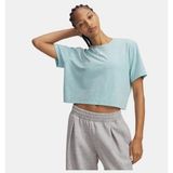 Under Armour Ua Rival Boxy Tee Wash Kadın T-Shirt 6011065-425 - Mavi